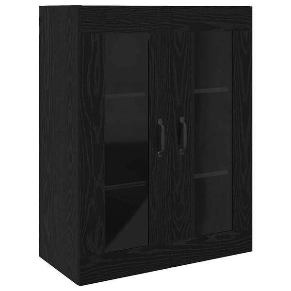 vidaXL Armoire murale suspendue Montage mural Noir 69,5 x 34 x 90 cm