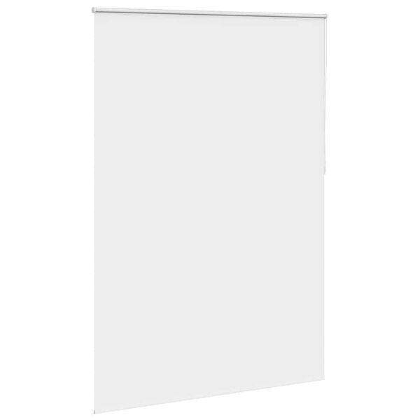 vidaXL Store enrouleur occultant 164,4 x 230 cm, largeur du tissu 160 cm, blanc