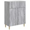 vidaXL Buffet Sonoma gris 66 x 34,5 x 90 cm Bois d'ing&eacute;nierie