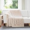 vidaXL Jet&eacute; Beige 200 x 150 cm Toison