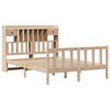 vidaXL Lit biblioth&egrave;que sans matelas 140x190 cm bois de pin massif
