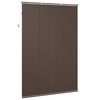 vidaXL Store V&eacute;nitien Marron fonc&eacute; avec motif 213 x 130 cm PVC