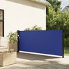 vidaXL Auvent lat&eacute;ral r&eacute;tractable bleu 140x300 cm