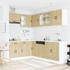 vidaXL Ensemble d'armoires de cuisine 11 pcs Lucca bois d'ing&eacute;nierie