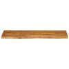 vidaXL Dessus de table 120x40x3,8 cm bord vivant bois massif manguier