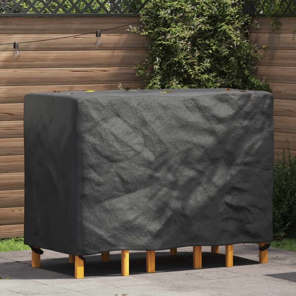 vidaXL Housse pour meubles Uni Noir 130 x 80 x 70 cm 420D