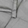 vidaXL Couverture lest&eacute;e Gris 200x225 cm 13 kg Tissu