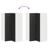 vidaXL Armoire de cuisine Lucca Noir 57 x 57 x 100 cm