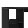 vidaXL Table de bar Chêne noir 124 x 46 x 103.5 cm Bois d'ingénierie