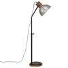 vidaXL Lampadaire 25 W argent vintage 30x30x100-150 cm E27