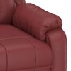 vidaXL Fauteuil de massage Rouge bordeaux Similicuir