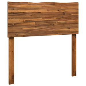 vidaXL T&ecirc;te de lit en bois brut ROSTOCK Naturel 80 cm