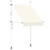 vidaXL Auvent manuel r&eacute;tractable 150 cm Cr&egrave;me