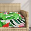 vidaXL Set de coussins de palette 2 pcs Jungle tropicale Tissu Oxford