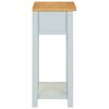 vidaXL Table d'appoint 50x32x75 cm Bois de ch&ecirc;ne massif