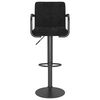 vidaXL Tabourets de bar lot de 2 noir velours