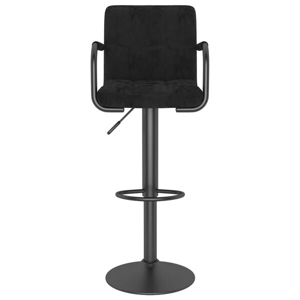 vidaXL Tabourets de bar lot de 2 noir velours