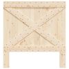 vidaXL T&ecirc;te de lit 100x104 cm bois massif de pin