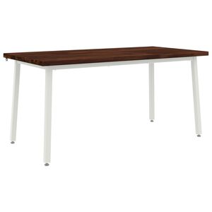 vidaXL Table &agrave; manger carr&eacute;e 160 x 80 x 75 cm Bois d'Acacia Massif