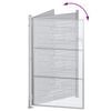 vidaXL Porte de Jardin Argenté 100 x 125 cm Acier inoxydable