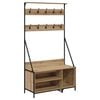 vidaXL Porte-v&ecirc;tements Ch&ecirc;ne artisanal 100 x 41 x 184 cm