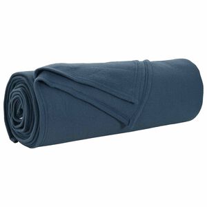 vidaXL plaid Bleu marine 350 x 270 cm 1.3 kg Polaire