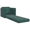 vidaXL Canapé-Lit Vert foncé 74 x 77 x 81 cm Velours