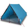 vidaXL Tente de camping en forme de A 2 personnes bleu imperm&eacute;able