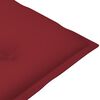vidaXL Chaises inclinables de jardin et coussins lot de 8 Teck solide