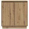 vidaXL Buffet LED Ch&ecirc;ne artisanal 71 x 34,5 x 75 cm Bois d'ing&eacute;nierie