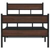 vidaXL Cadre de lit sans matelas avec t&ecirc;te de lit pied de lit 90x200cm