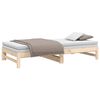 vidaXL Lit coulissant sans matelas 2x(80x200) cm Bois de pin massif