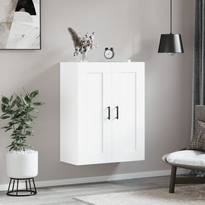 vidaXL Armoire murale blanc 69,5x34x90 cm bois d'ingénierie