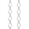 vidaXL Moustiquaire de porte &agrave; cha&icirc;ne 90x212 cm aluminium
