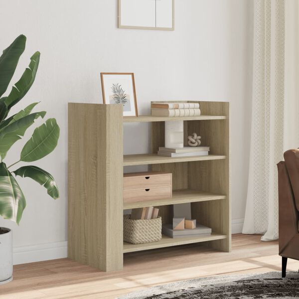 vidaXL Buffet ch&ecirc;ne sonoma 73,5x35x75 cm bois d'ing&eacute;nierie