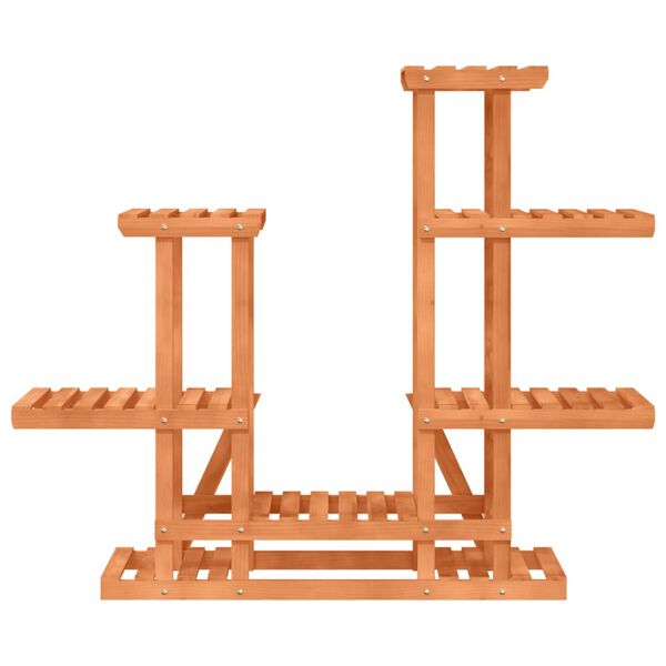 vidaXL Support &agrave; fleurs 95x25x96 cm bois massif de sapin