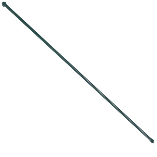 vidaXL Poteau de jardin 10 pcs 1,5 m M&eacute;tal Vert
