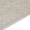 vidaXL Jeu de tapis de salle de bain 2 pcs Tissu Blanc