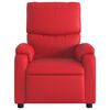 vidaXL Fauteuil inclinable Rouge Similicuir