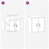 vidaXL Armoire de rangement Jaune moutarde 60 x 40 x 70 cm Acier