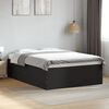 vidaXL Cadre de lit sans matelas noir 140x190 cm
