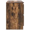 vidaXL Meuble TV ch&ecirc;ne fum&eacute; 80x35x54 cm bois d'ing&eacute;nierie