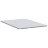vidaXL Surmatelas Blanc 140 x 190 cm Tissu Jacquard