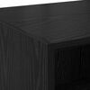 vidaXL Haut Armoire Ch&ecirc;ne noir 80 x 42,5 x 185 cm Bois d'ing&eacute;nierie