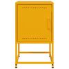 vidaXL Table de chevet jaune moutarde 36x39x60,5 cm acier
