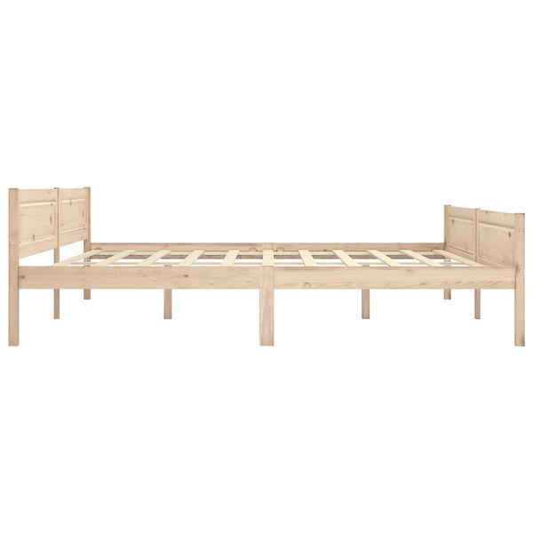 vidaXL Cadre de lit sans matelas bois massif de pin 200x200 cm
