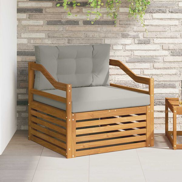vidaXL Ensemble de canap&eacute;s d'ext&eacute;rieur Bois d'Acacia Massif Naturel