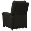 vidaXL Fauteuil Noir Tissu