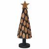 vidaXL Sapin de No&euml;l Marron 61 cm Bois de teck massif