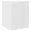 vidaXL Meuble TV mural 30 x 31 x 40 cm Blanc Brillant